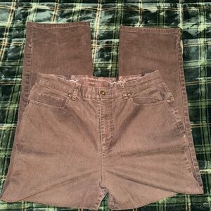 Christopher & Banks Women's Brown Stretch Straight Leg Chino Pants Size 14